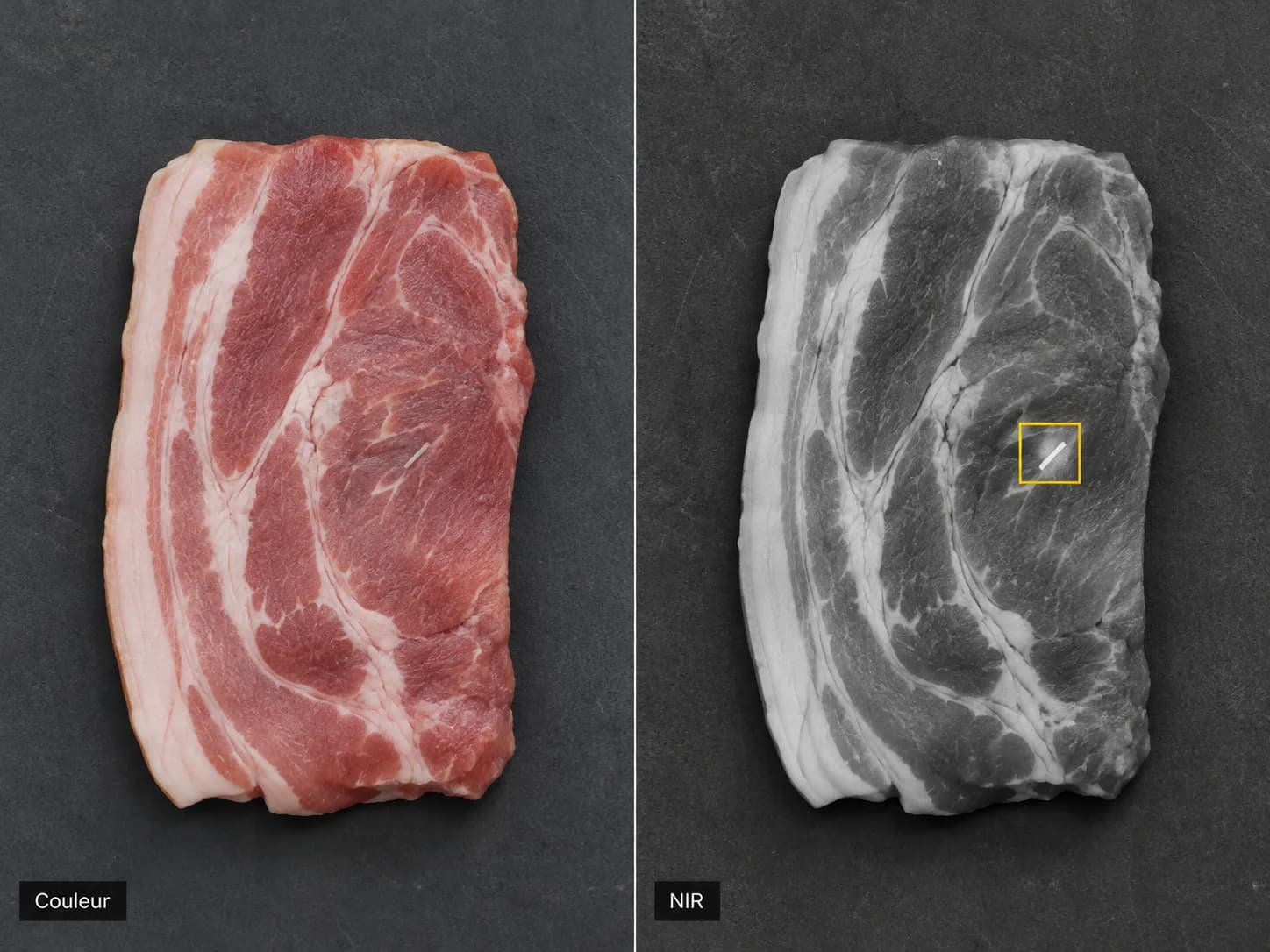 Vision industrielle : couleur VS NIR