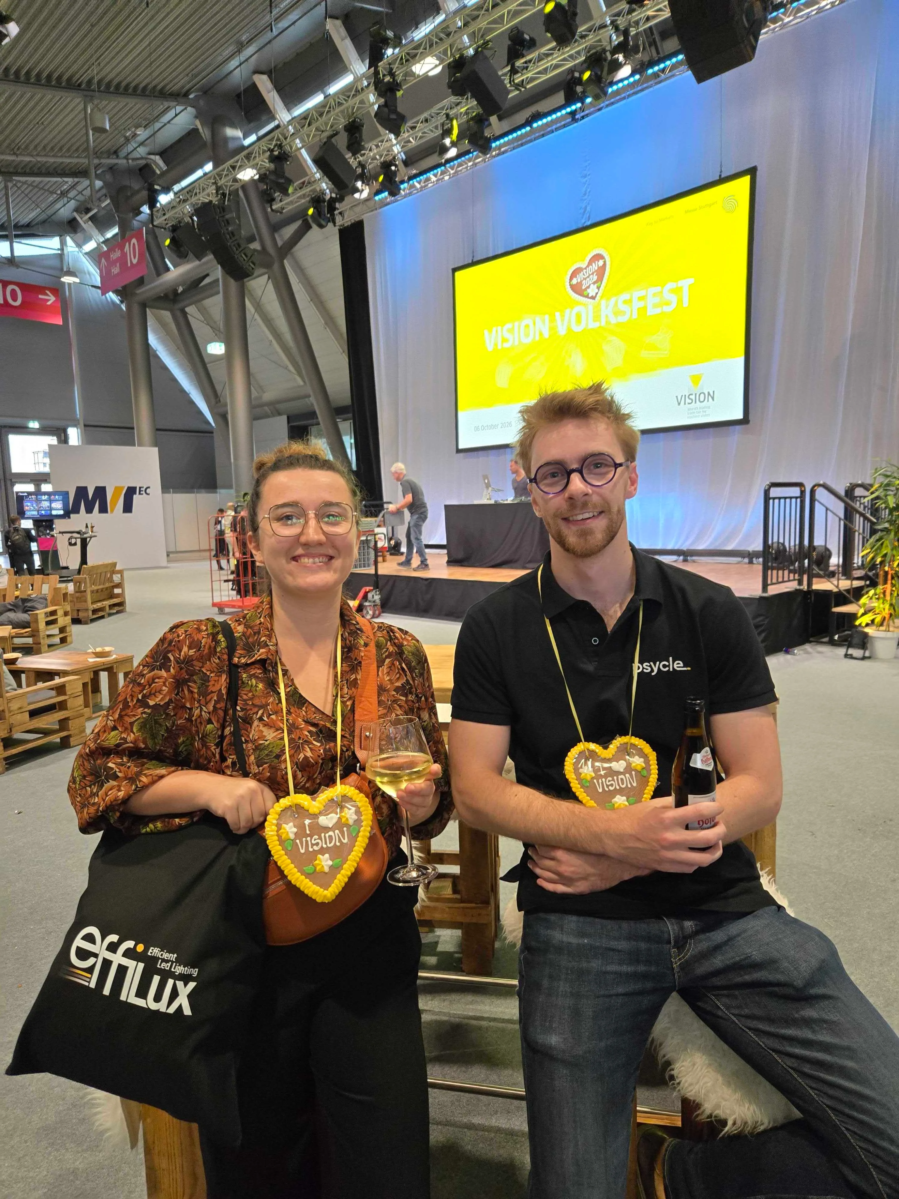 Martin et Océane au salon VISION 2026 (Stuttgart)